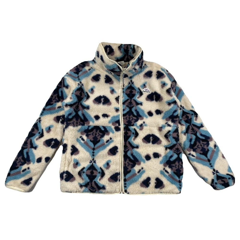 Picture Women's Medium Idalie Full Zip Fleece Jacket Nayaty Print